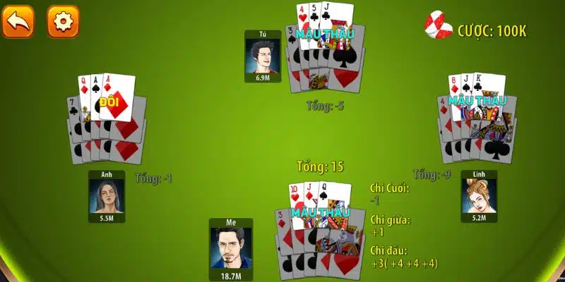 Game bài Mậu Binh